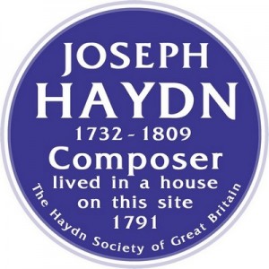 Haydn Plaque